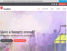 Tablet Screenshot of crowdfood.com